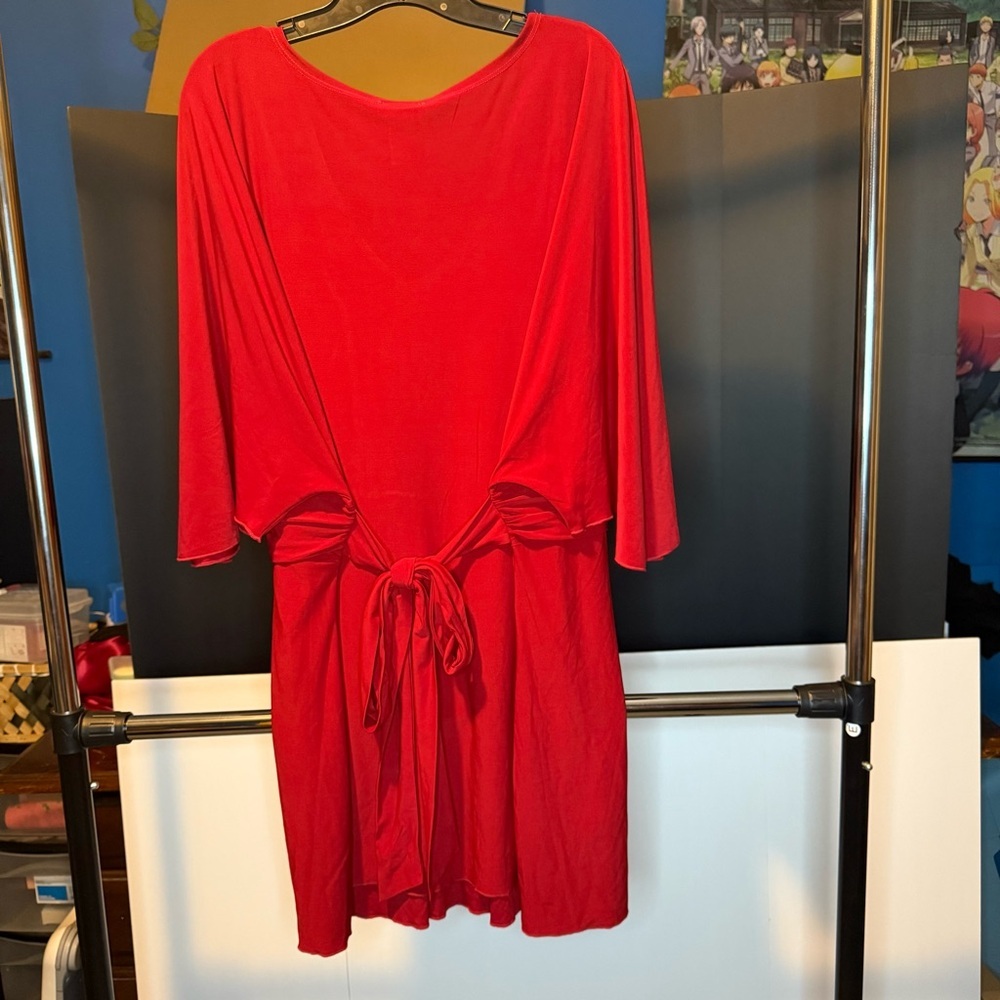 Monroe & Main Vibrant Red Top Women’s Size 3X - Picture 6 of 6